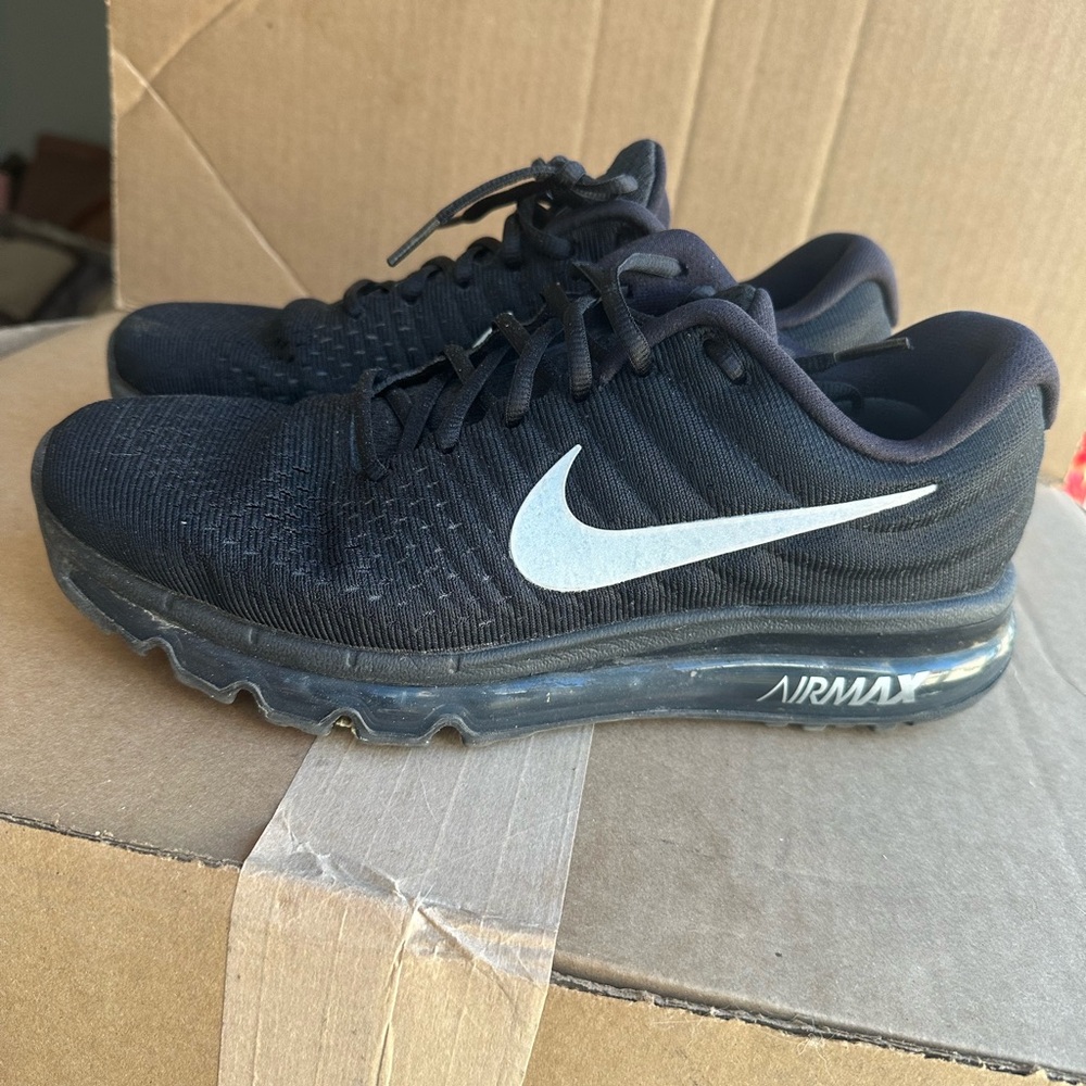Nike Air Max Black and White Sneakers